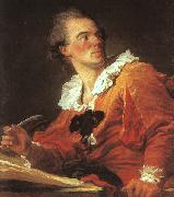 Jean-Honore Fragonard Inspiration oil on canvas